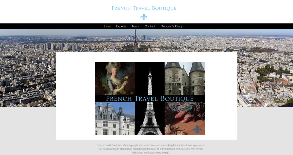 French Travel Boutique Website