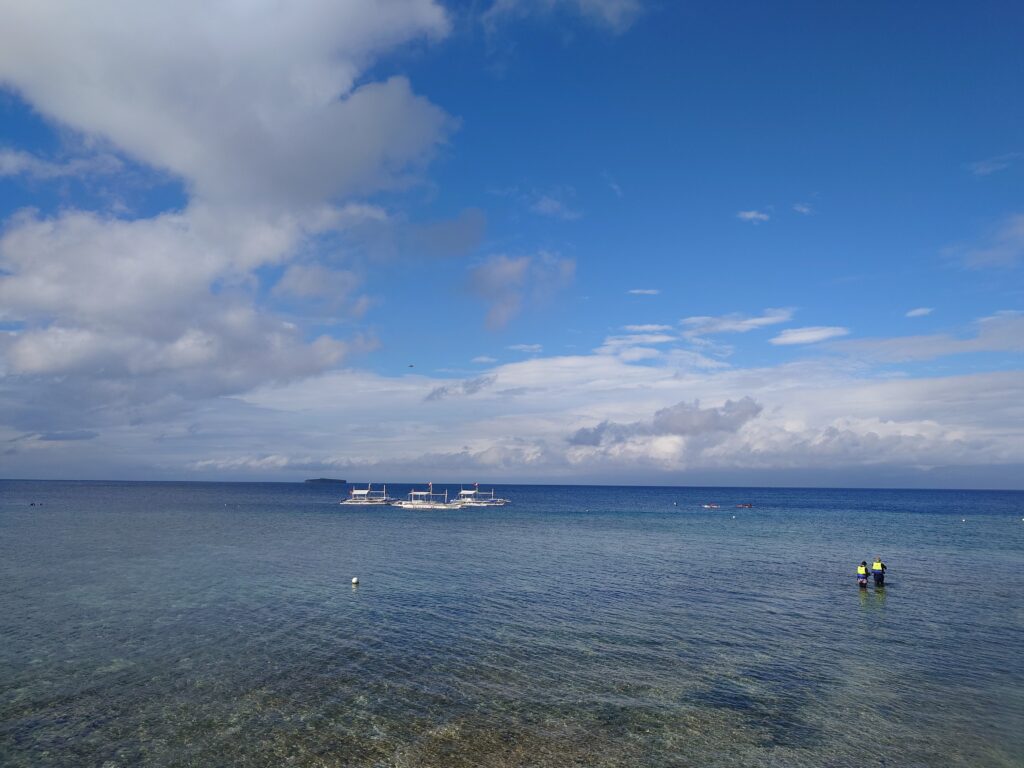 View from Pescadores Suites Hotel, Moalboal, Philippines