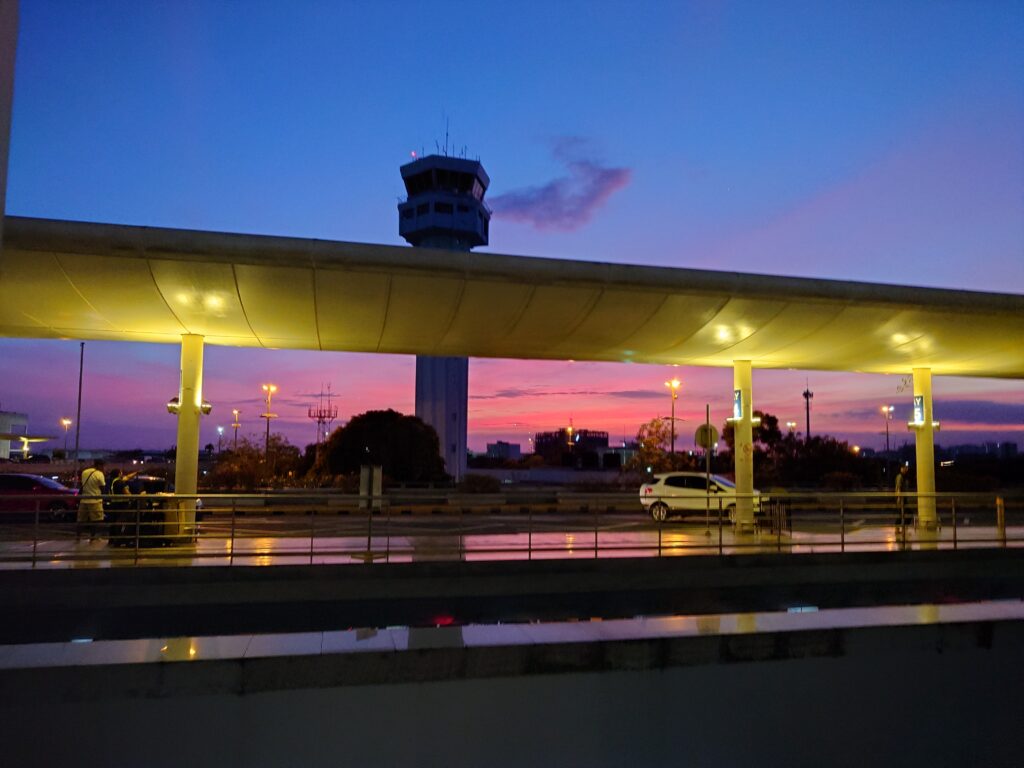 Sunset at Manila Airport