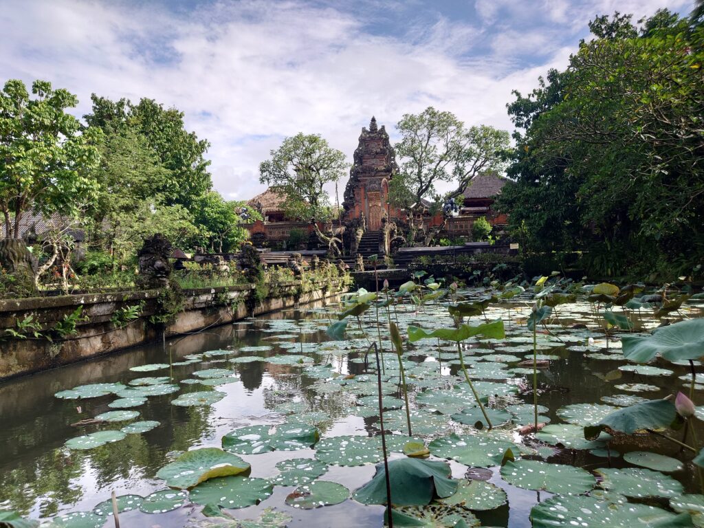 Pond at Saraswati Temple, Bali, Indonesia