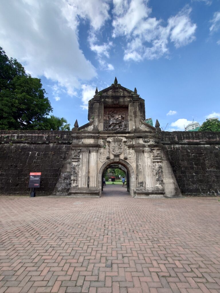Entrance to Fort Santiago, in the Intramuros, Metro Manila