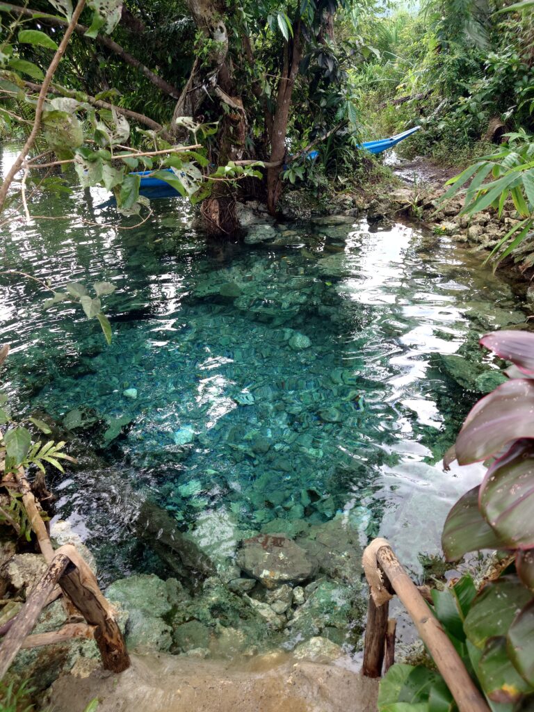 The secret pool at the end of Maasin River, Siargao, Philippines
