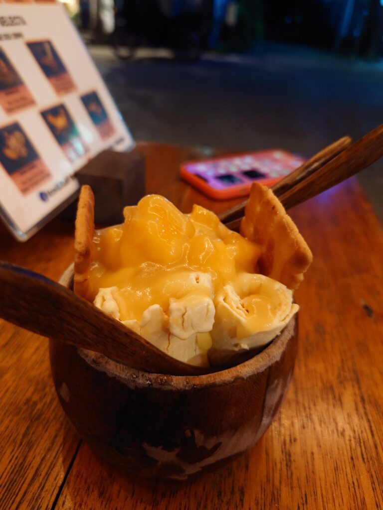 Dessert from Ice & Roll Baby in General Luna, Siargao, Philippines