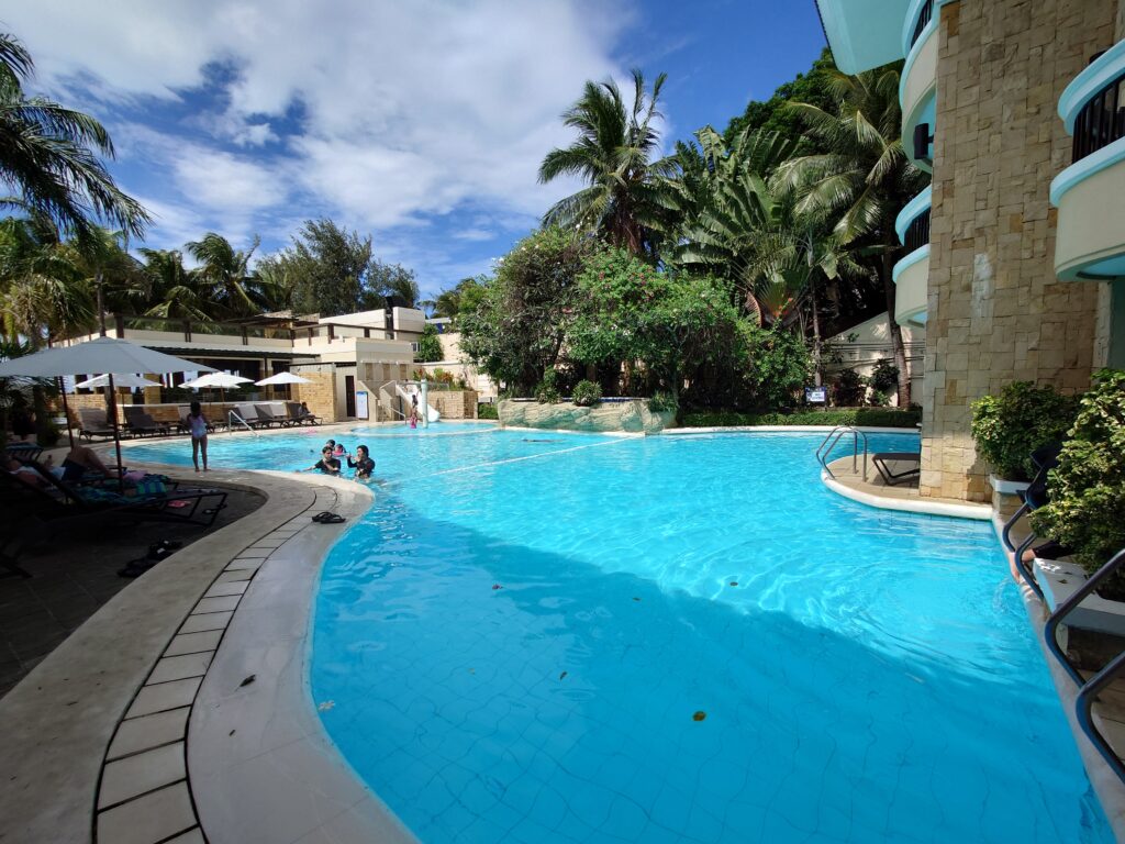 One of the pools at Henann Regency Hotel in Boracay, Philippines