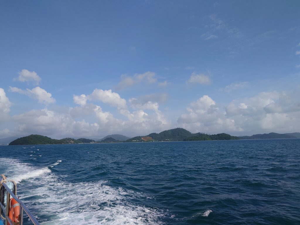 Taking the boat from Phuket to Ao Nang, Thailand