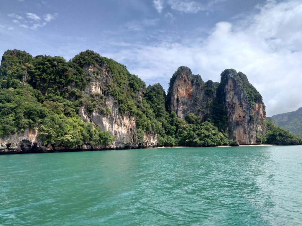 Taking the boat from Phuket to Ao Nang, Thailand